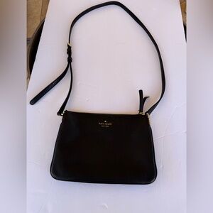 KATE SPADE New York Black Crossbody Triple Gusset Bag